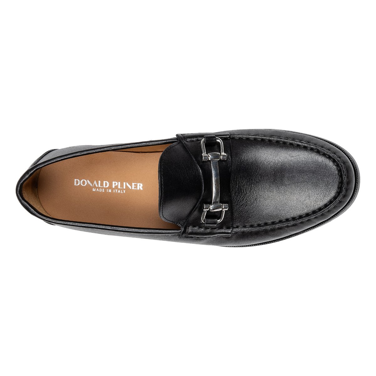 Donald Pliner Evanston Black Leather Bit Loafer Size 11.5 SHAWN at Donald Pliner main image 4