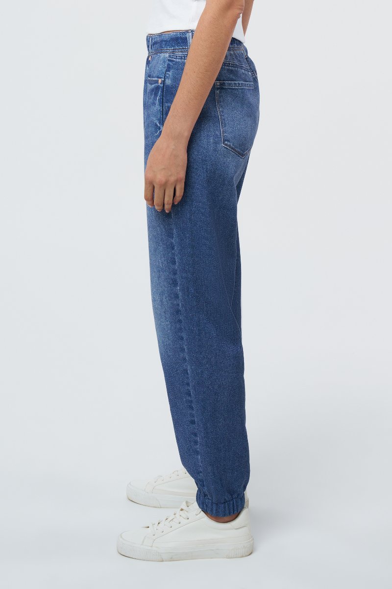Denim Illusion Cotton Terry Sweatpant Jean Jogger at Seven7 Jeans