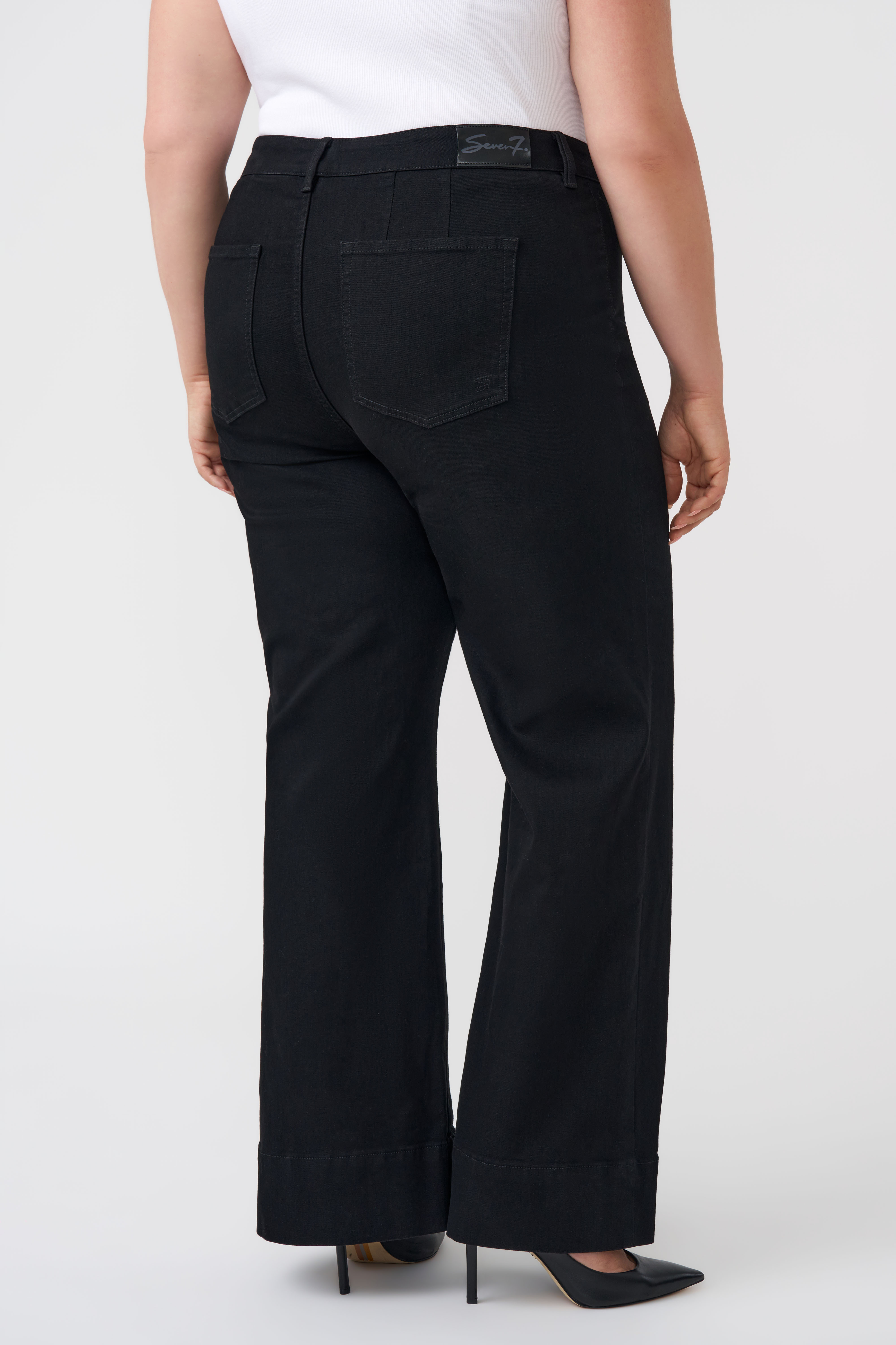 Pintuck Wide Leg Jean at Seven7 Jeans