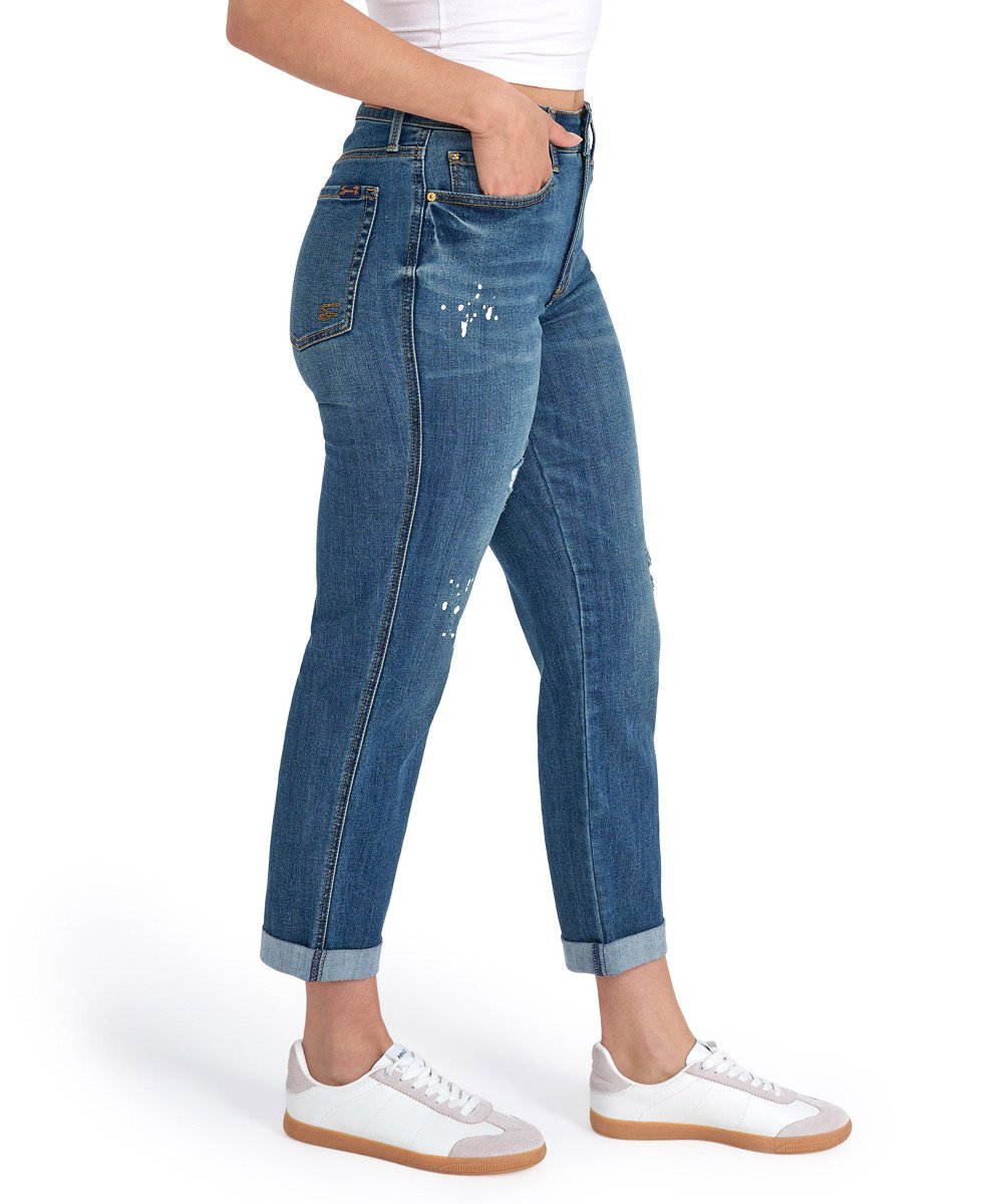 Weekend Boyfriend Roll Cuff Straight Jean at Seven7 Jeans