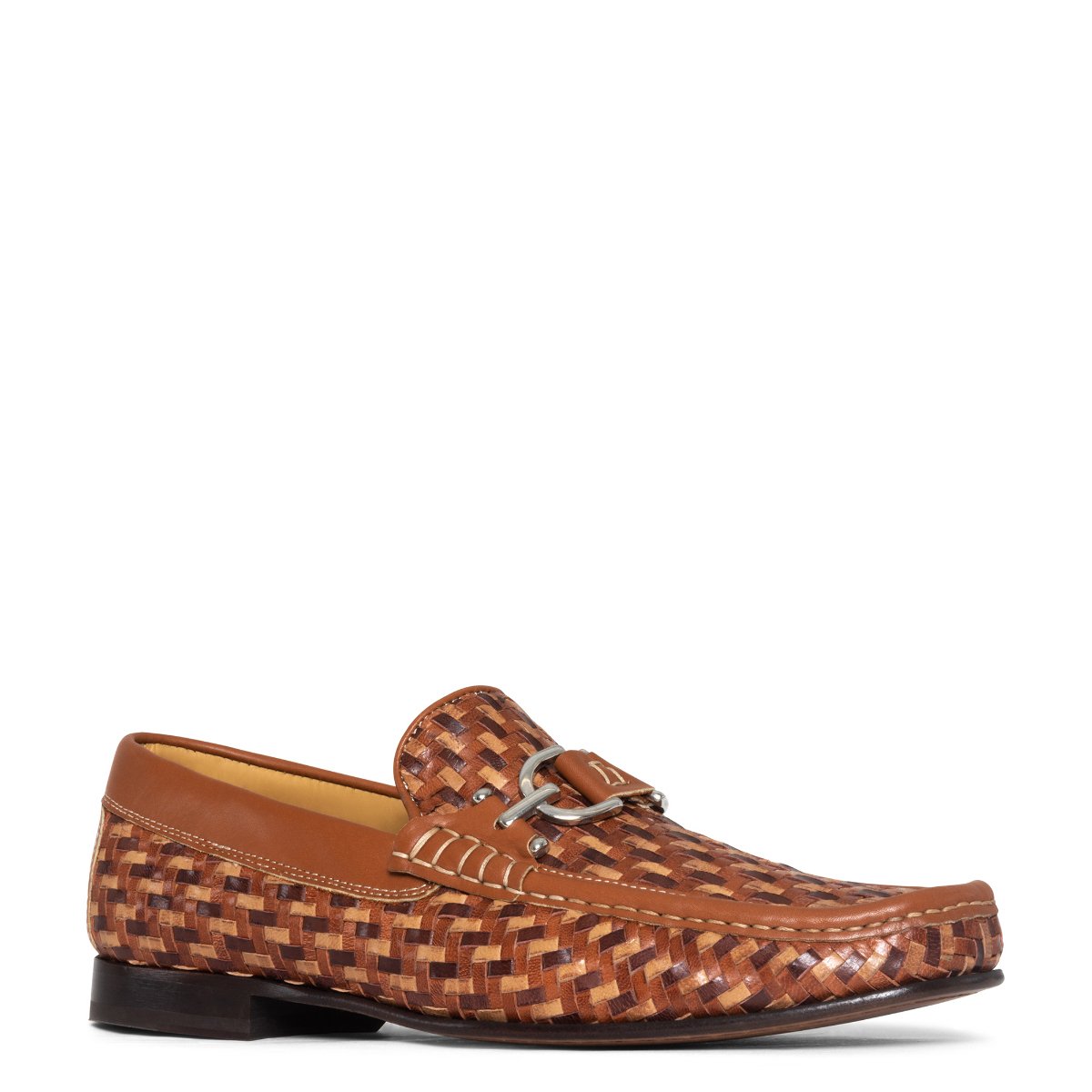 Donald Pilner Men\'s Dacio Perforated Leather Driving Loafers Brown Size 8.5 DACIO DRIVER at Donald Pliner main image 3