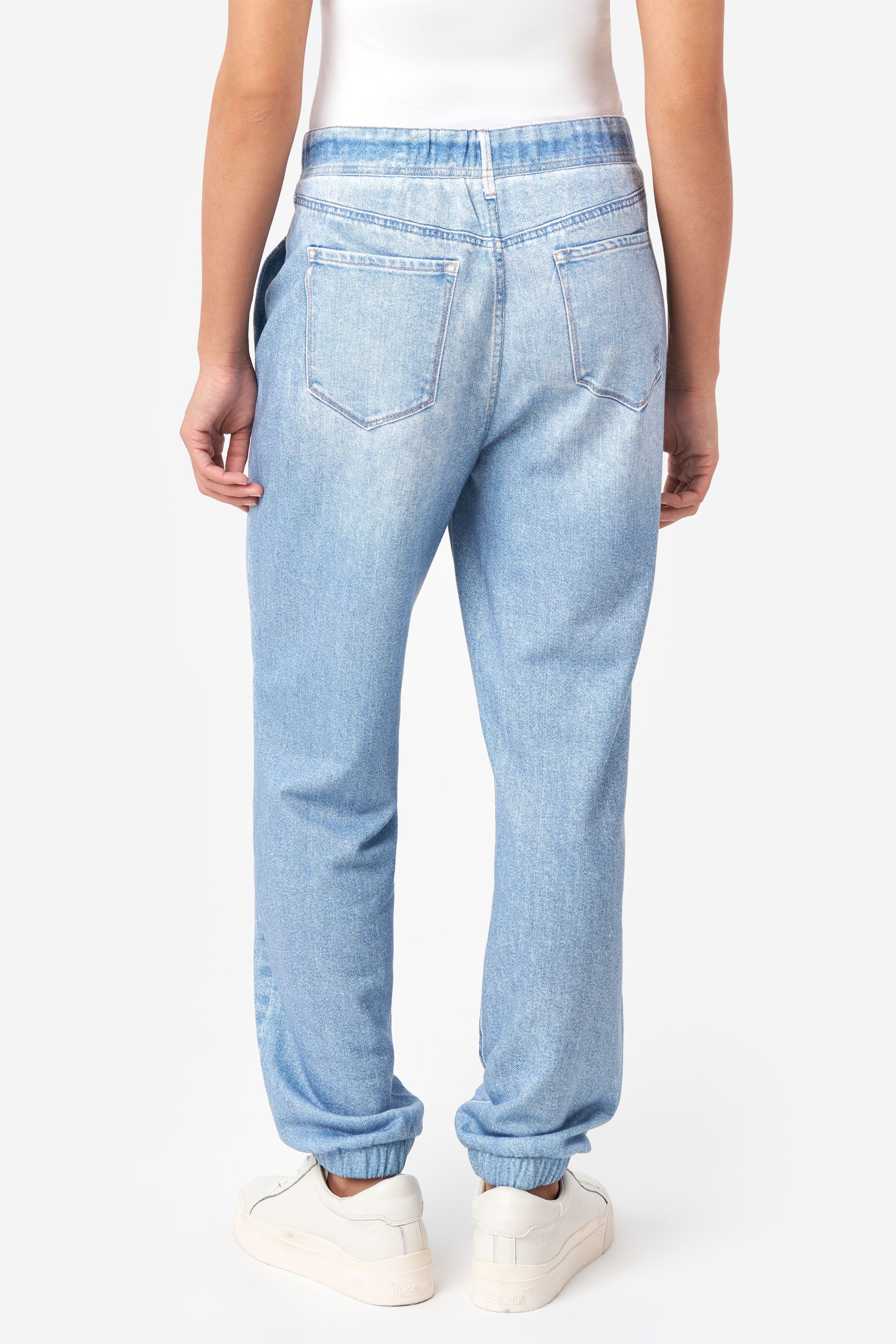 Denim Illusion Cotton Terry Sweatpant Jean Jogger at Seven7 Jeans