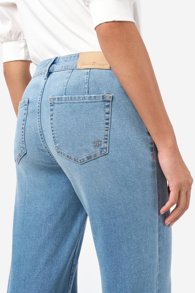 Pintuck Wide Leg Jean at Seven7 Jeans