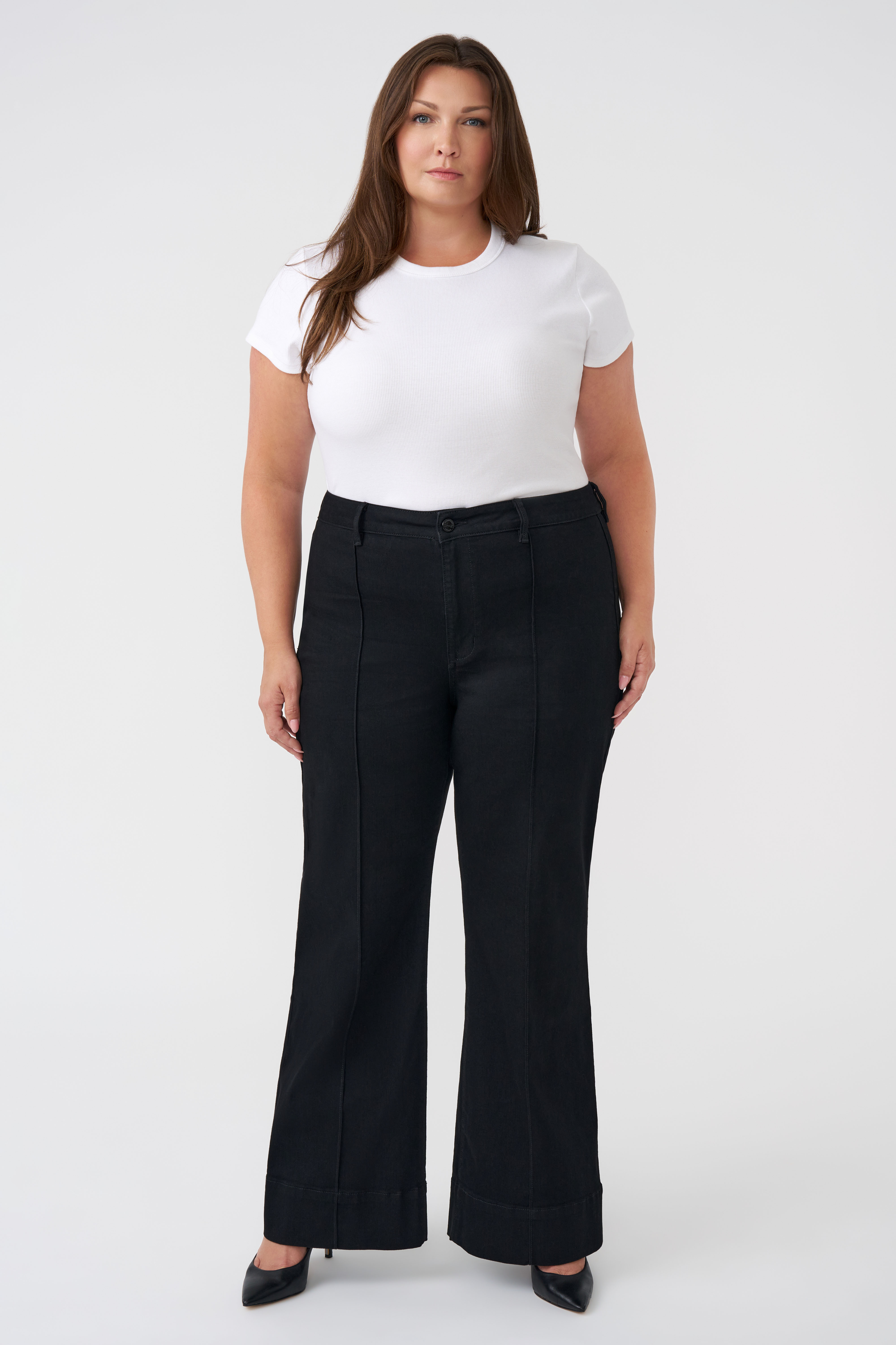 Pintuck Wide Leg Jean at Seven7 Jeans