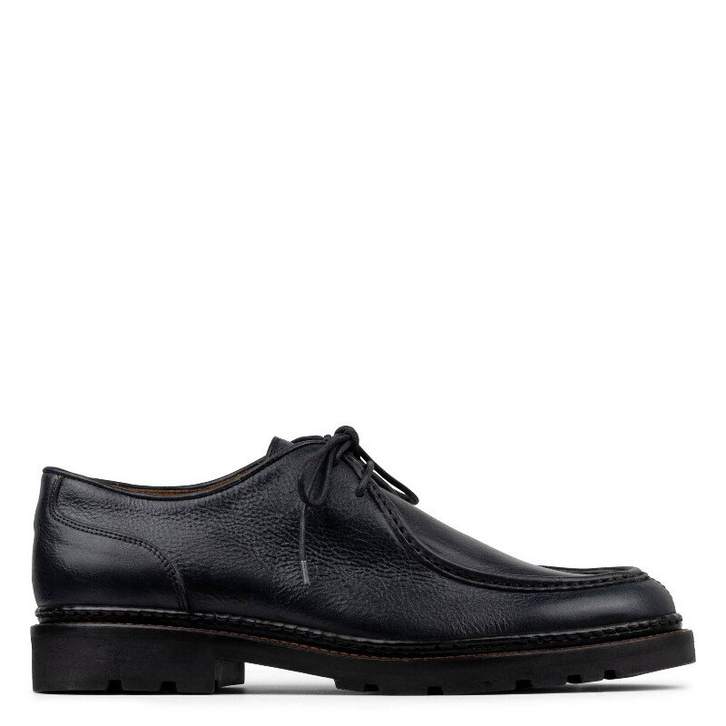 Donald J. Pliner Black Leather RODEO Oxford Squared Cap Toe Shoes Men\'s 11.5 EUC Donald J Pliner Men main image 2