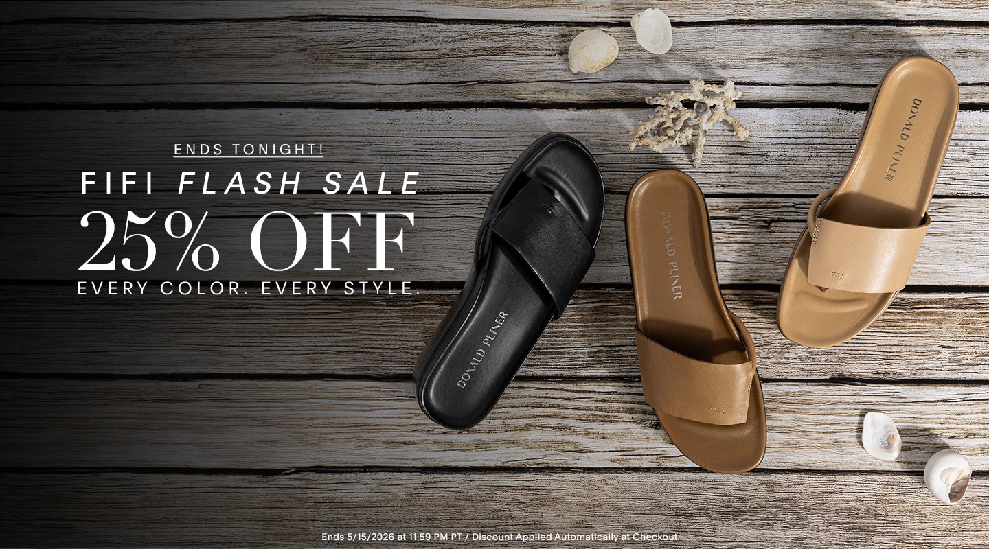 FIFI FLASH SALE 25% OFF FIFI EVERY COLOR. EVERY STYLE. ENDS 5/15/26 AT 11:59 PM PT / DISCOUNT APPLIED AUTOMATICALLY AT CHECKOUT