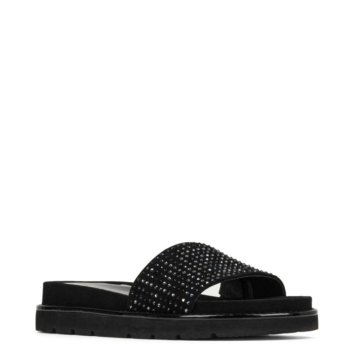 294ptg Donald Pliner MCKAY slides sandals 10 Donald Pliner Grinda Strappy Leather Toe Loop Sandal | HSN main image 3