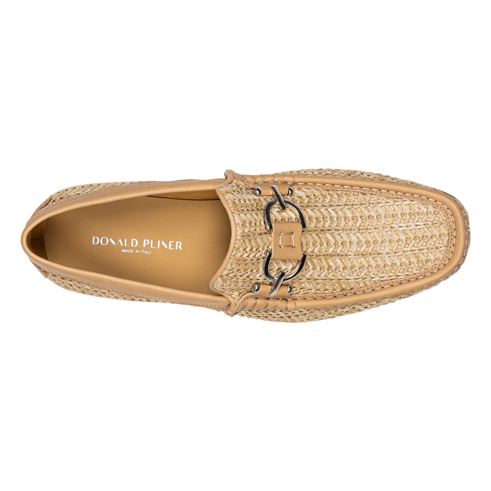 DONALD PLINER Men\'s Made In Brazil Suede Dacio Loafers With Metal Bit DACIO DRIVER at Donald Pliner main image 2