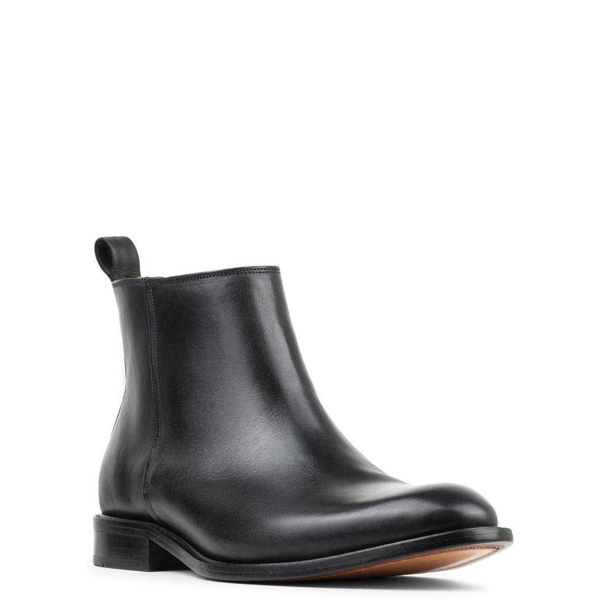 NEW Donald Pliner Roscoe Mens Size 11 Pull-On Black Snake Embossed Chelsea Boots Addison - Black Snakeskin Leather Chelsea Boots | Straight  main image 4