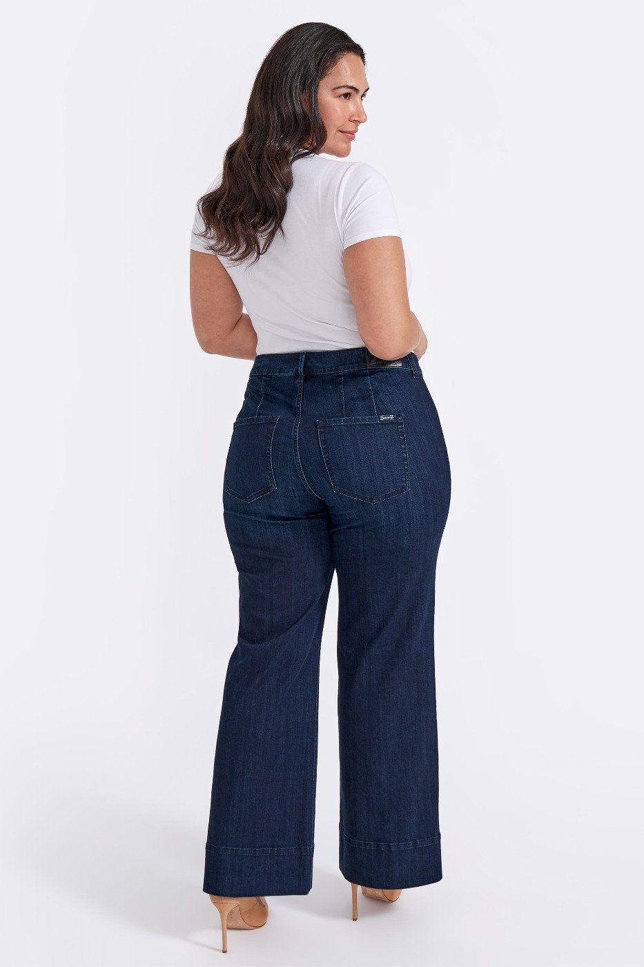 Pintuck Wide Leg Jean at Seven7 Jeans