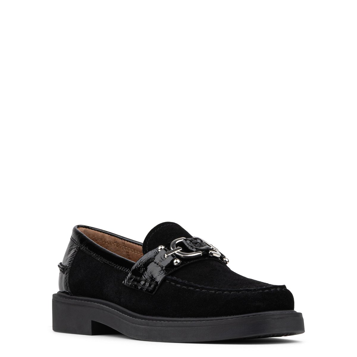 melt the lady square loafer 39 24.5 ブラック GALILEE Black Suede Loafer | Women's Comfort Loafer | Donald