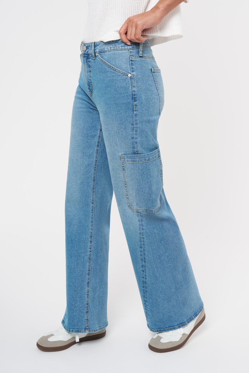 Wide Leg Cargo Jean at Seven7 Jeans