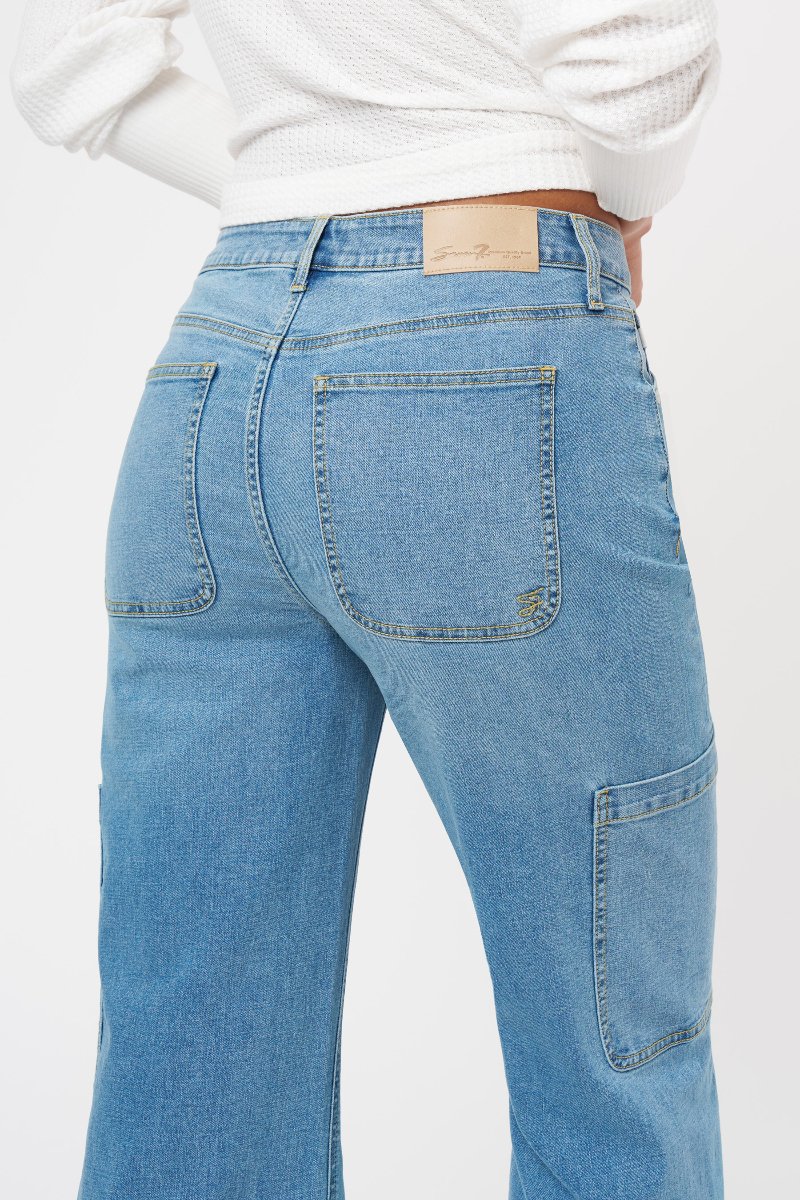 Wide Leg Cargo Jean at Seven7 Jeans
