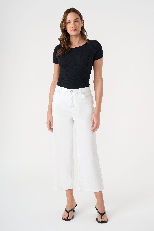 Featherweight Wide Leg Cropped Jean at Seven7 Jeans